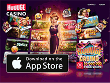 Tablet Screenshot of huuugecasino.com